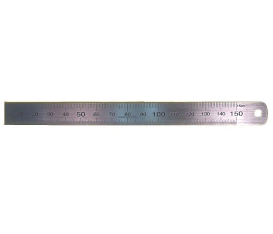 RULE STAINLESS STEEL 1000MM DOUBLE SIDED 